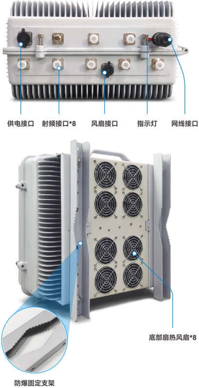 基站式信號(hào)屏蔽器|大功率手機(jī)信號(hào)屏蔽器|DZ-L8